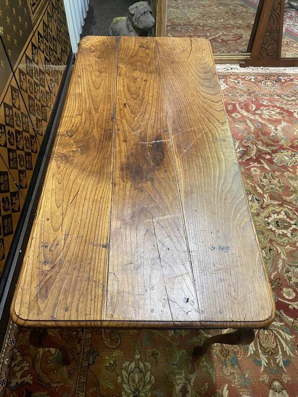 Bureau - Console d'entrée en chêne époque Louis XV
