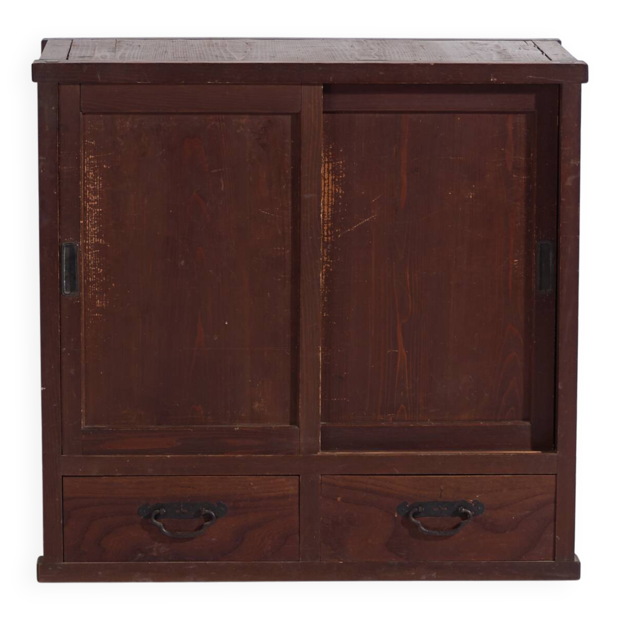 Antique Japanese wardrobe with sliding doors – Taishō/Showa period (c. 1920-1950)