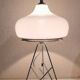 Lampe design opaline 1980