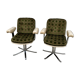 Set of two swivel chairs