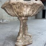 Dauphin fontaine en pierre reconstitué