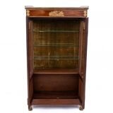 Unique Empire library display cabinet, France, circa 1820.