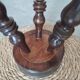 Tabouret tripode vintage, Art Populaire