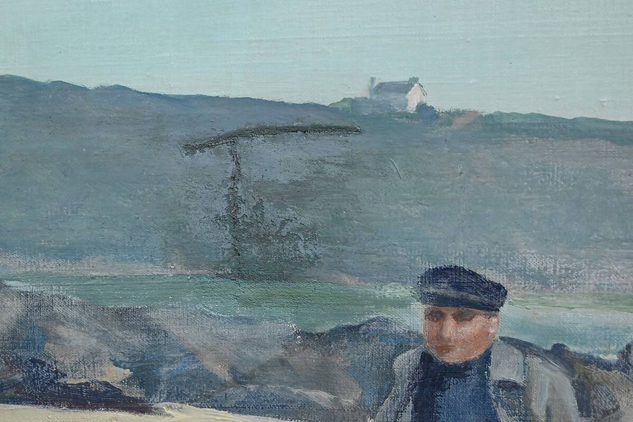Grand Tableau « Les Goémoniers », de A. Le Guen – 1969