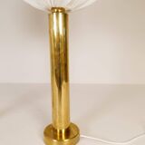 Pair of mid-century brass table lamps by Kosta Elarmatur, Sweden, 1960s.