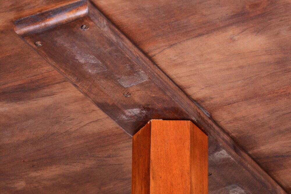 Biedermeier Coffee Table in Walnut, Austria, 1830s
