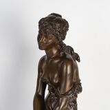 The Dream - Hippolyte François Moreau (1832-1927) Figurative sculpture and