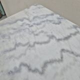 Antique marble and cast iron bistro restaurant table