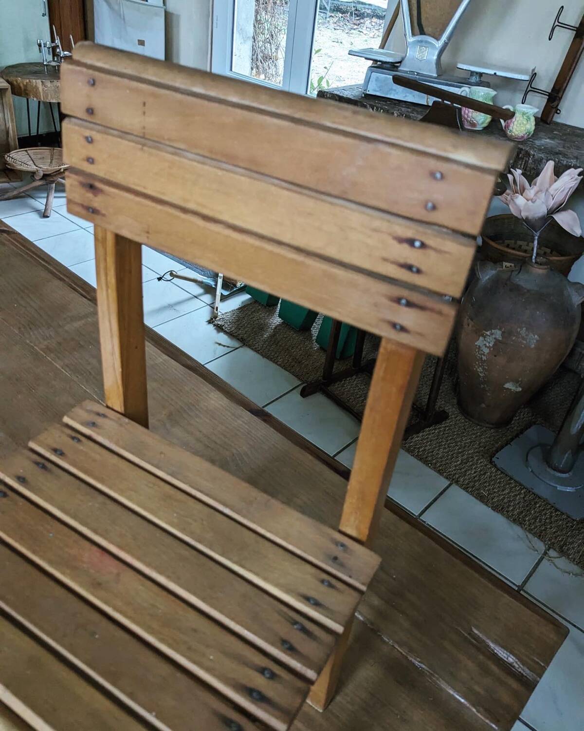 Wooden child's chair