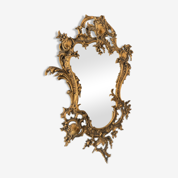 Miroir baroque doré