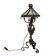 Antique neo-Renaissance table lamp in iron, 20th century