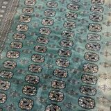 Vintage carpet uzbek bukhara handmade 186cm x 280cm 1970s