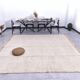 9x10 Mustard Beige Handmade Wool Moroccan Rug, 278x298Cm