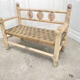 Two-tone rope bench from the 1950s
