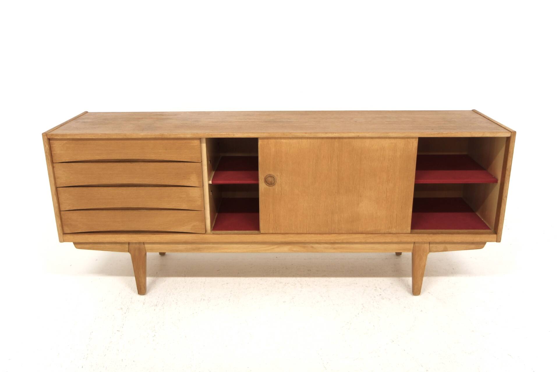 Scandinavian oak sideboard "Ulvö", Karl Erik Ekselius, Möbel-IKEA, Sweden, 1960