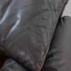 Brown leather 2-seater sofa Cassina Maralunga by Vico Magistretti