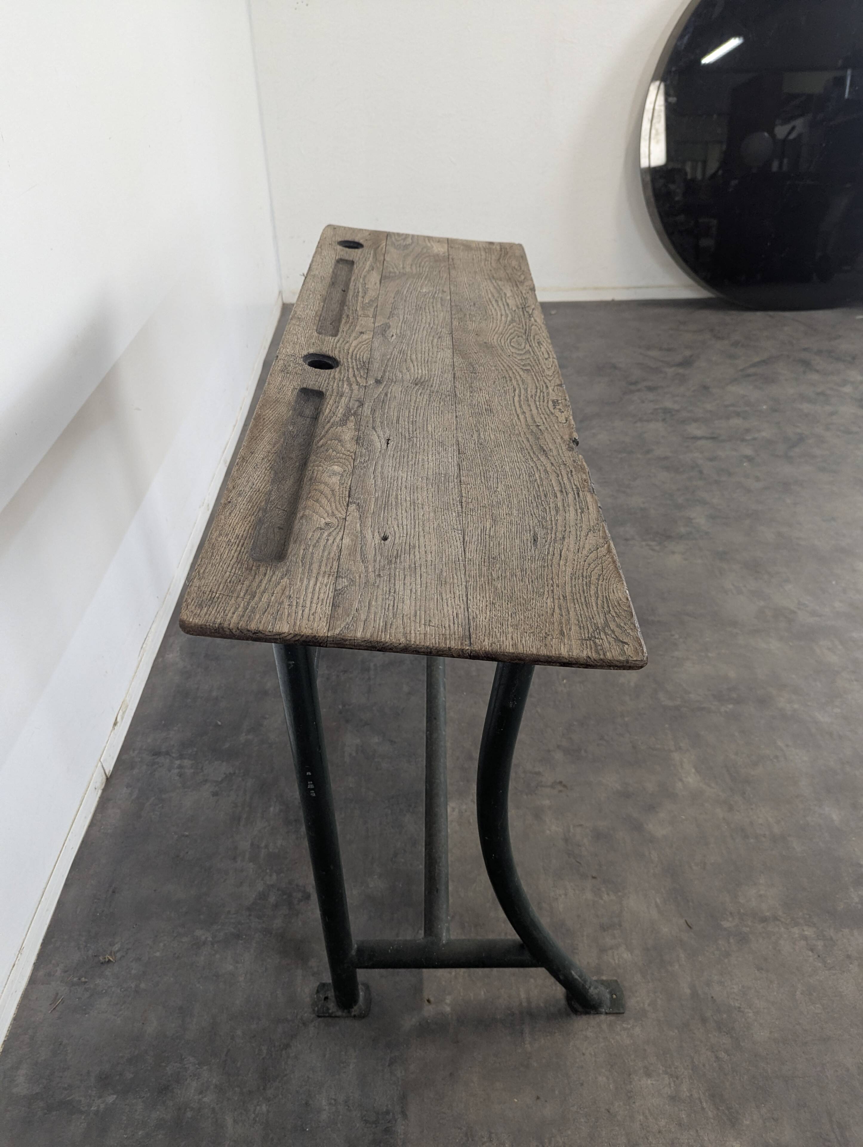 Vintage school desk from the 1960s