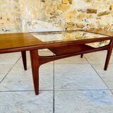 Vintage Teak and Glass Coffee Table by G Plan, Circa 1960s