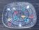 Decorative plate/serving dish in glazed ceramic from the 50s/60s, signed