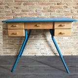 1950s child office with chair