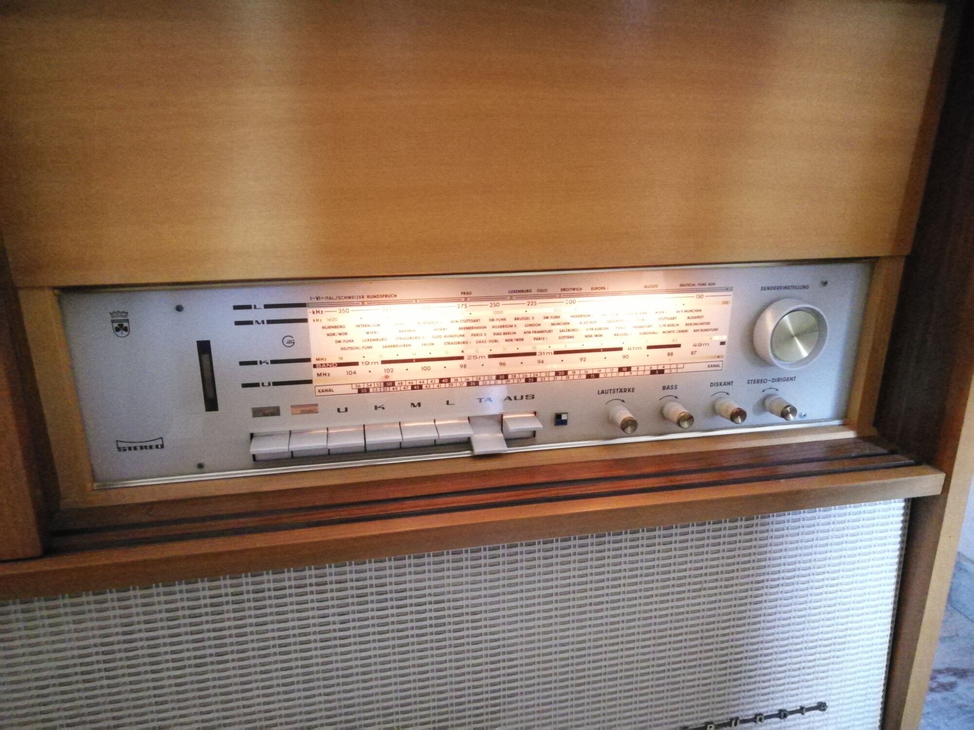 Scandinavian vintage radio furniture