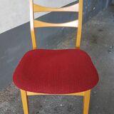 Chair the 50s 60s seat in wool
