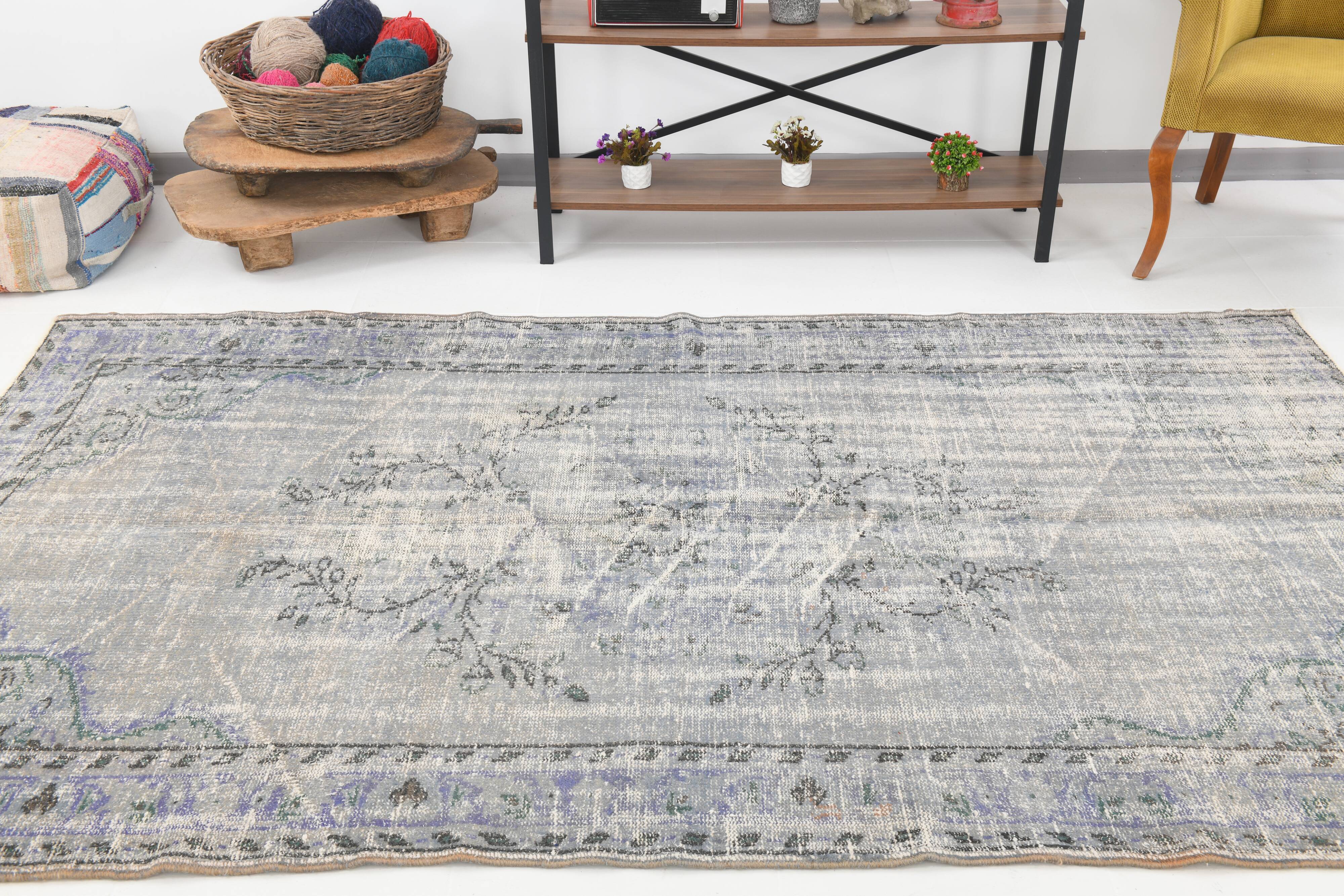 5x8 classic turkish vintage rug 170x262cm