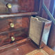 Empire secretary in mahogany, bronze and marble with secret drawers.
