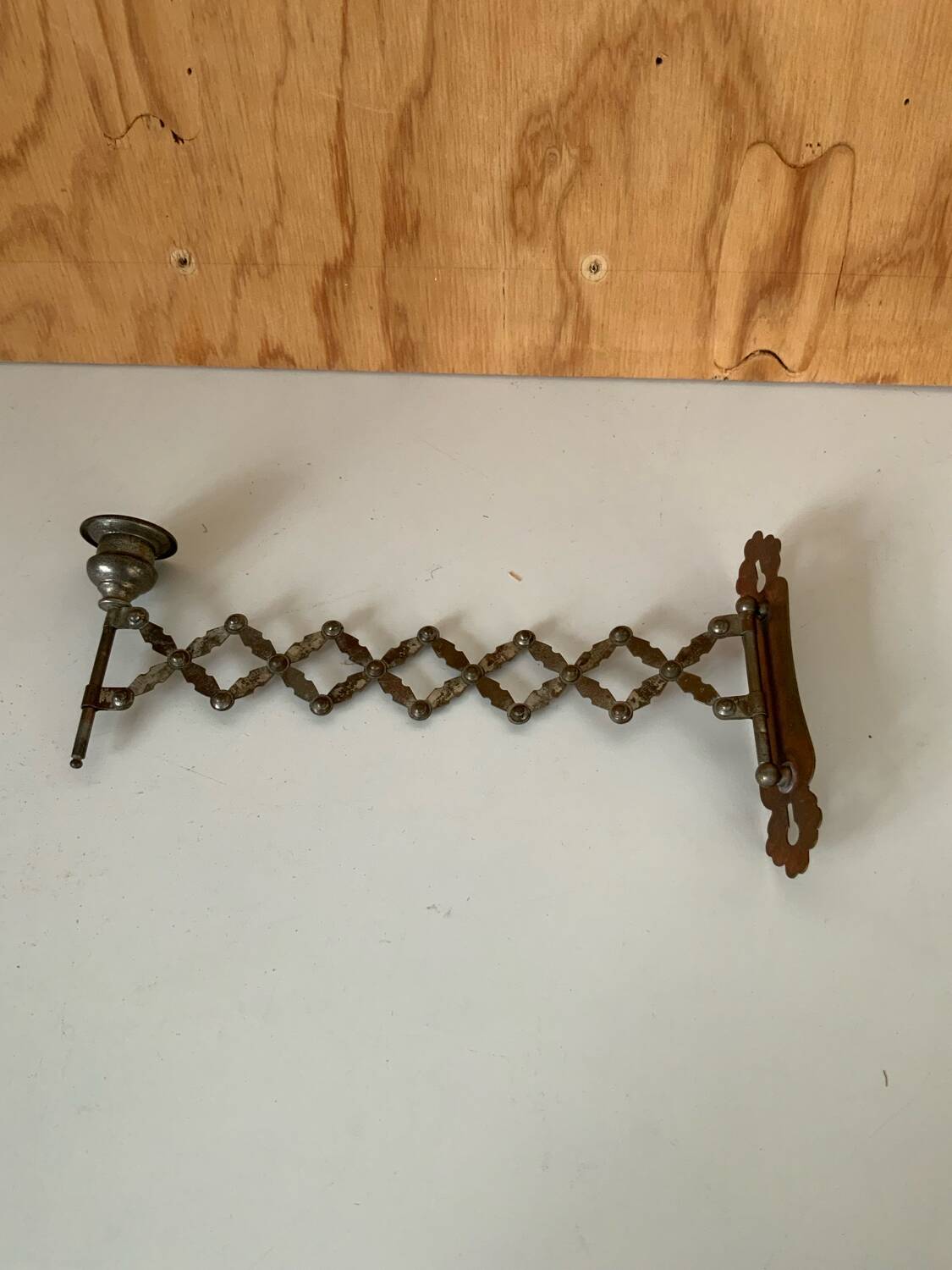 Old wall candle holder