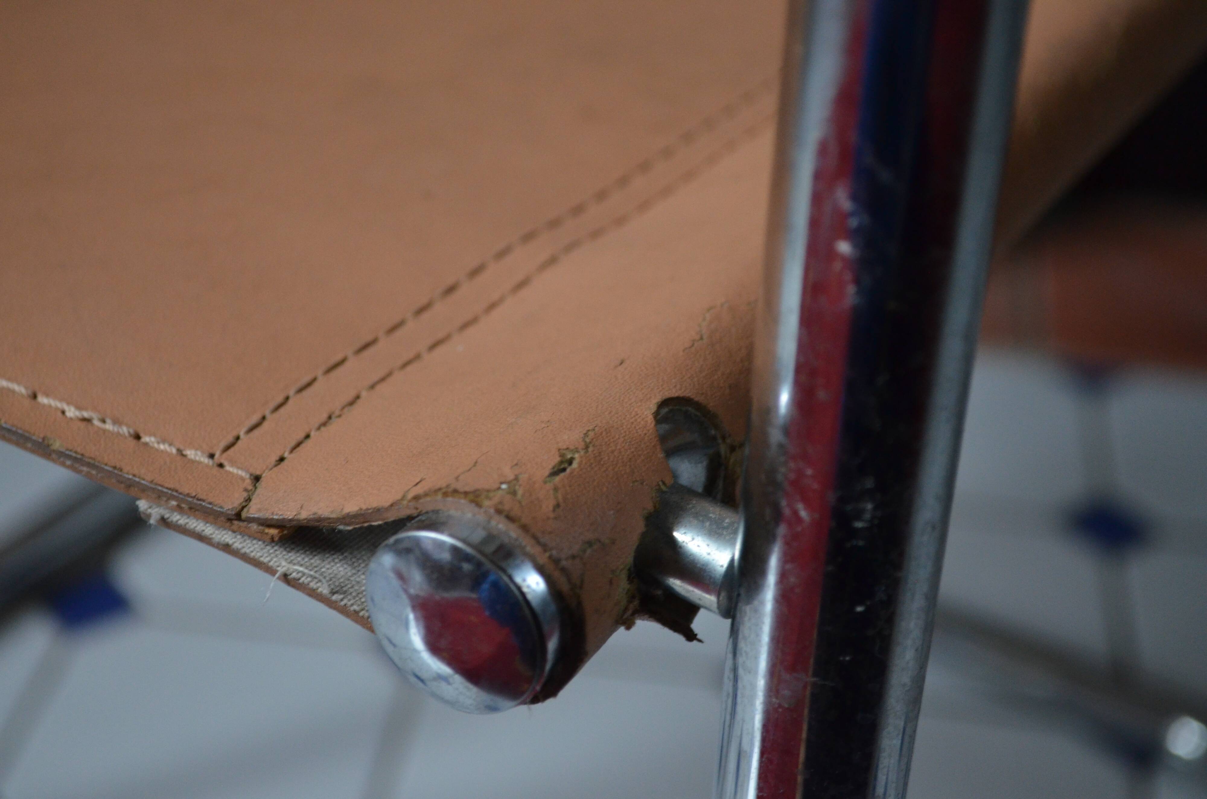 Duo of tubular chairs