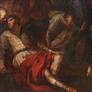 Great 16th-century Venetian painting, Christ and the Adulteress