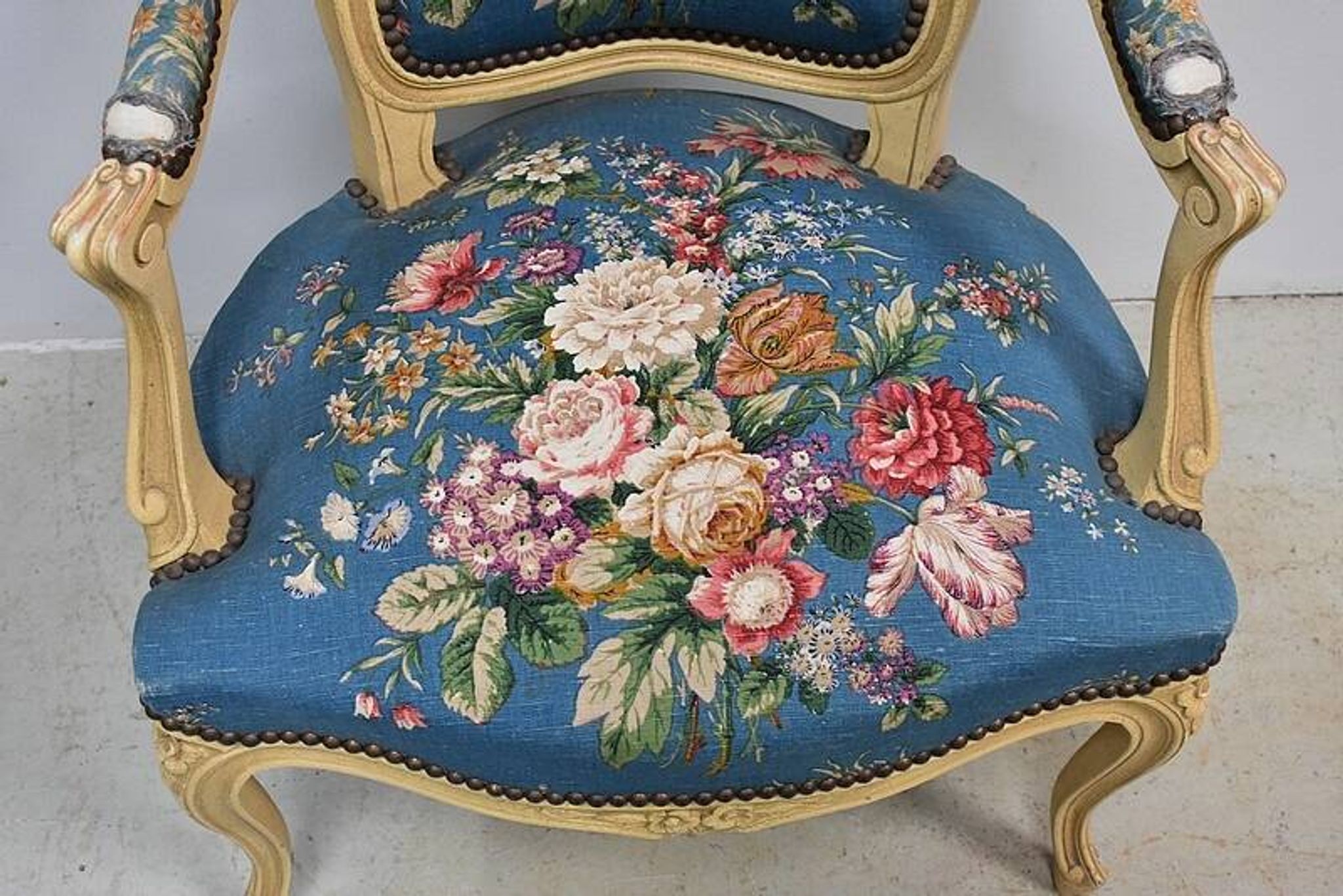 Louis XV armchair – 19th century
