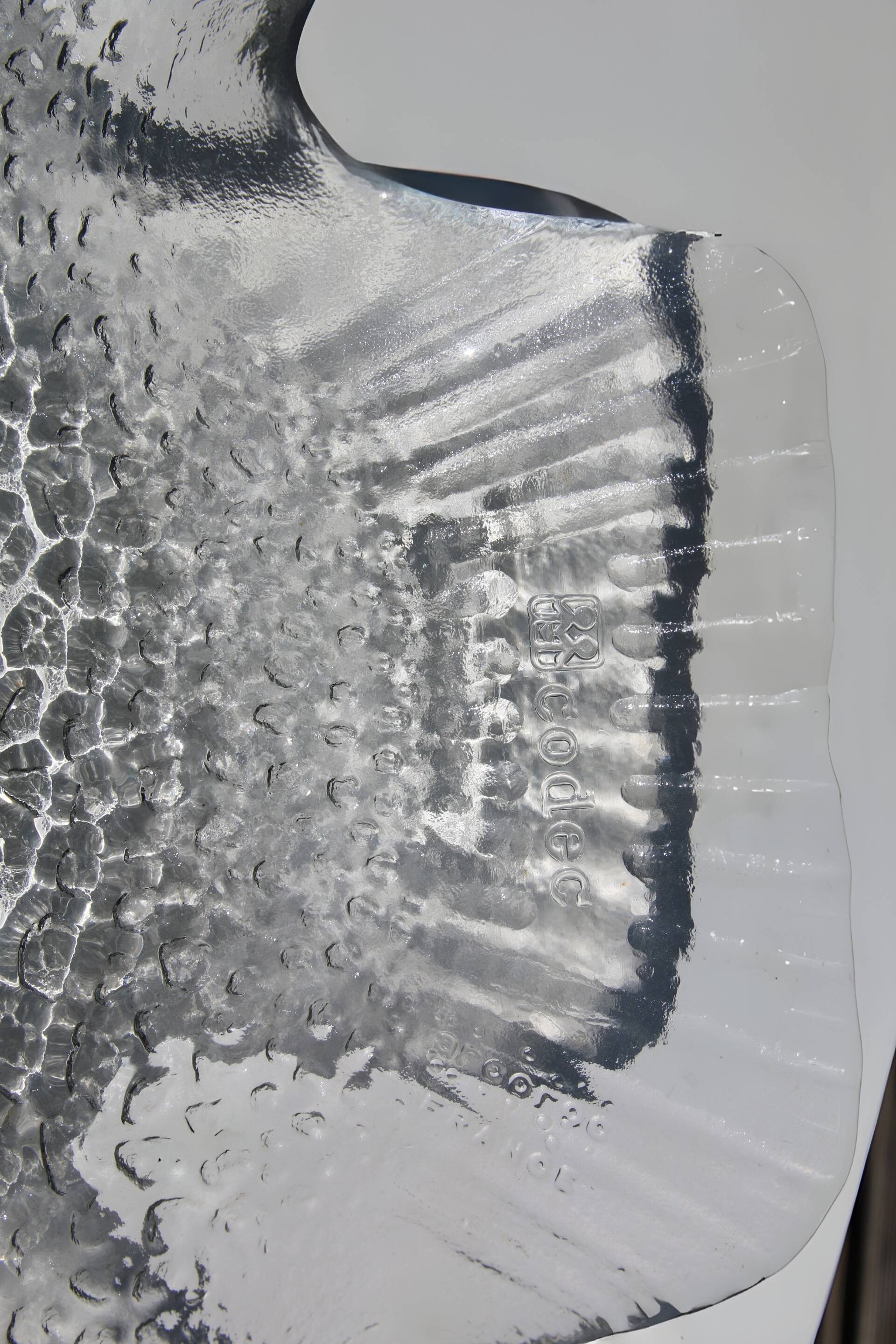 Vintage fish set, Arcoroc France (9 pieces)