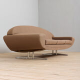 Sofa model 'capri' from 1958 by Johannes Andersen for the company j.  Andersen Brdr of Vejen, Denmark