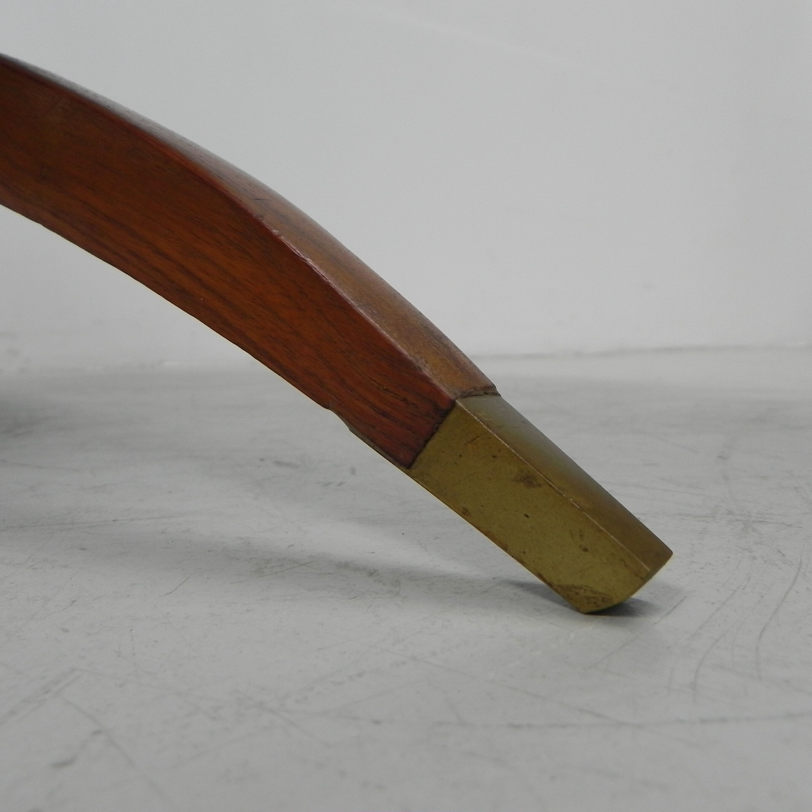 Moroccan brass tray table, ca 1950