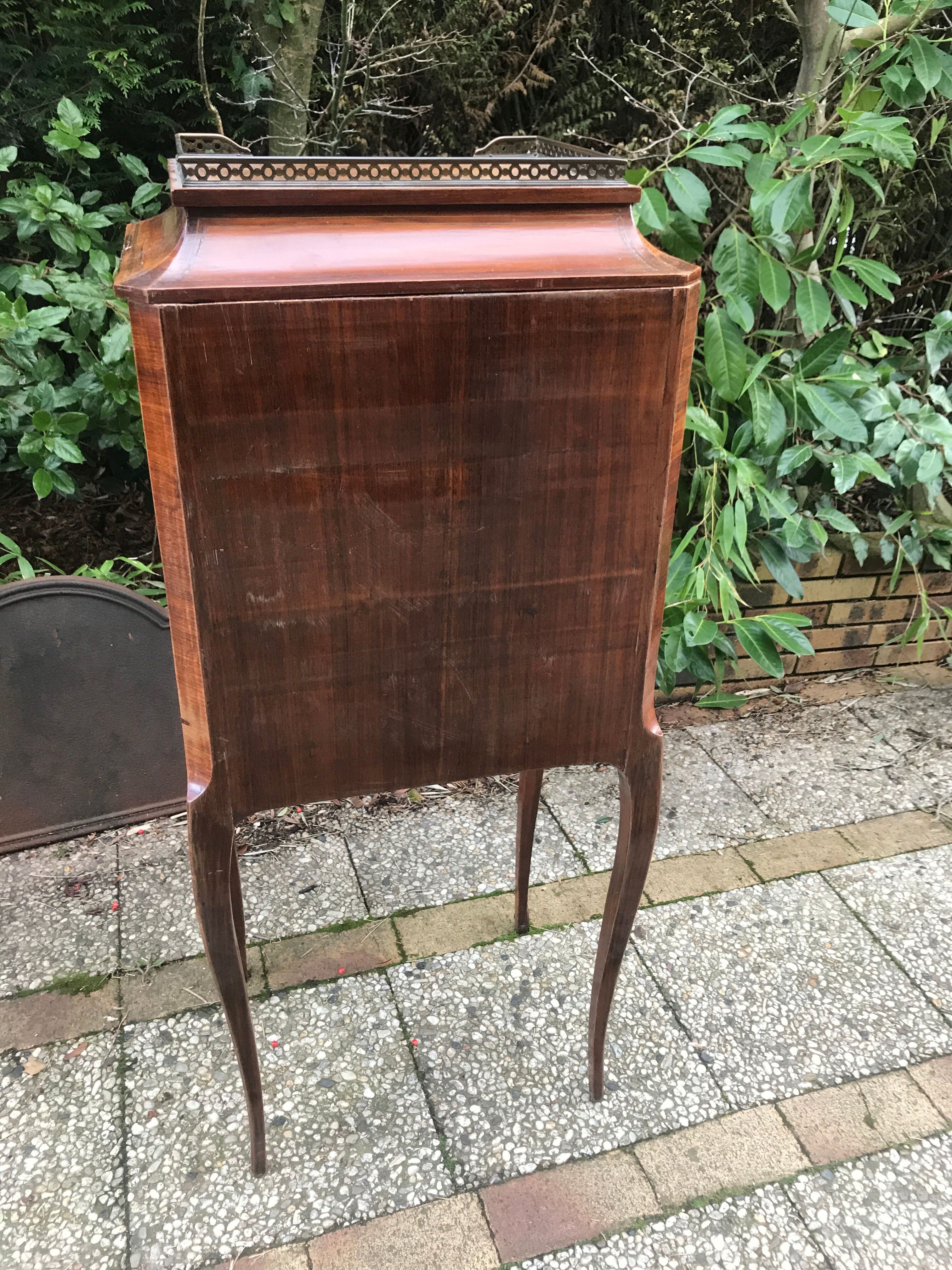 Furniture style Louis XV marquetry