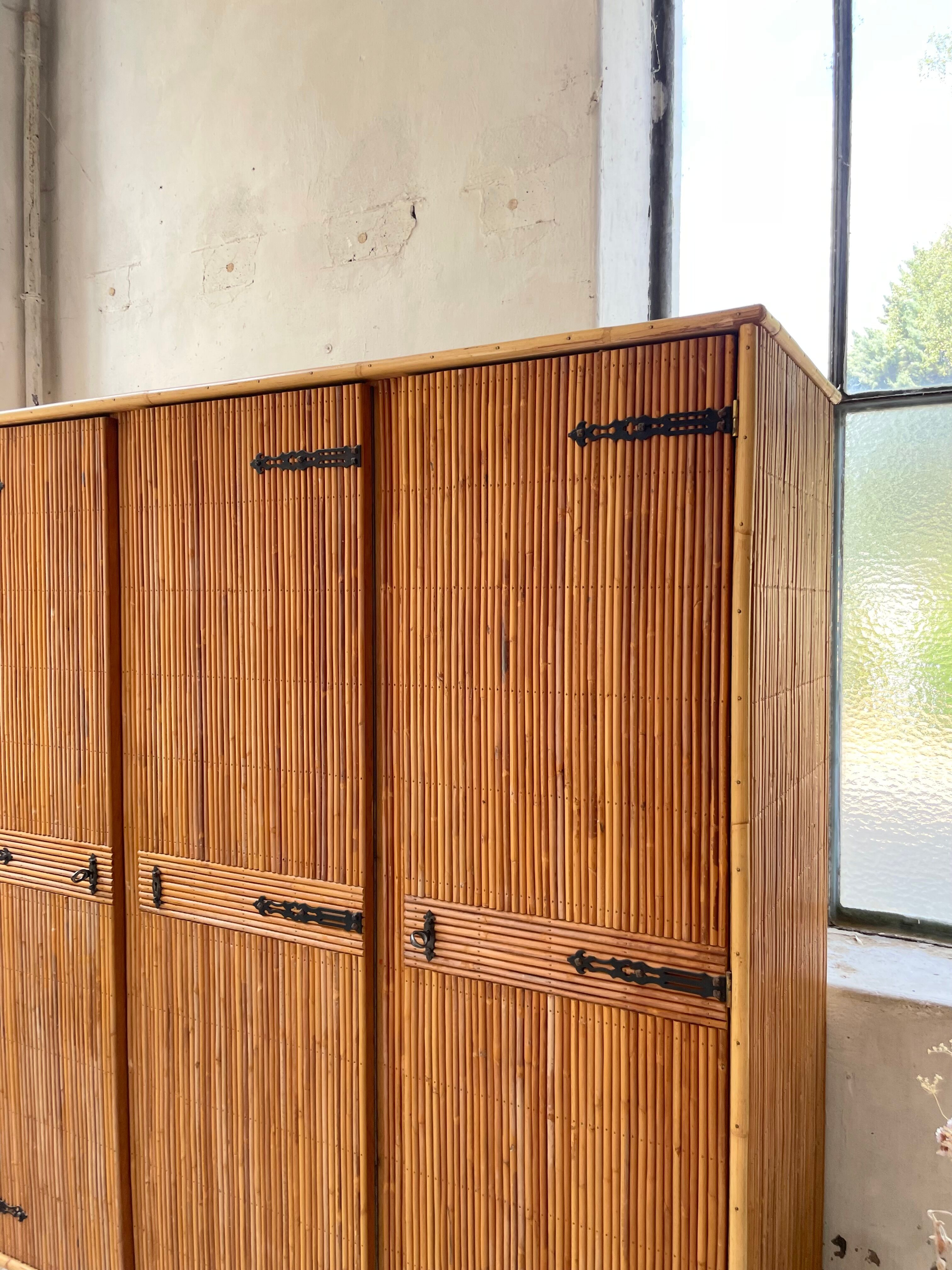 Rattan cabinet