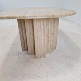 Italian travertine coffee table