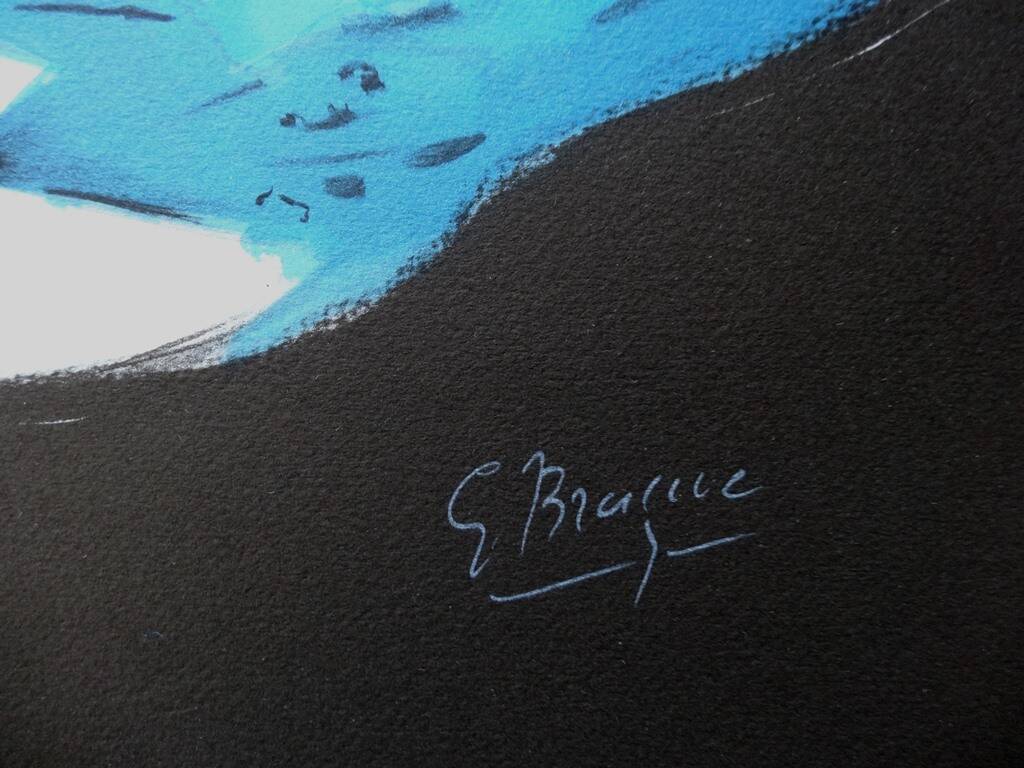 Georges BRAQUE: Freedom, flight, signed lithograph