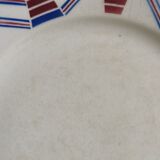 4 old mismatched plates Gien, St Amand, K&G Lunéville