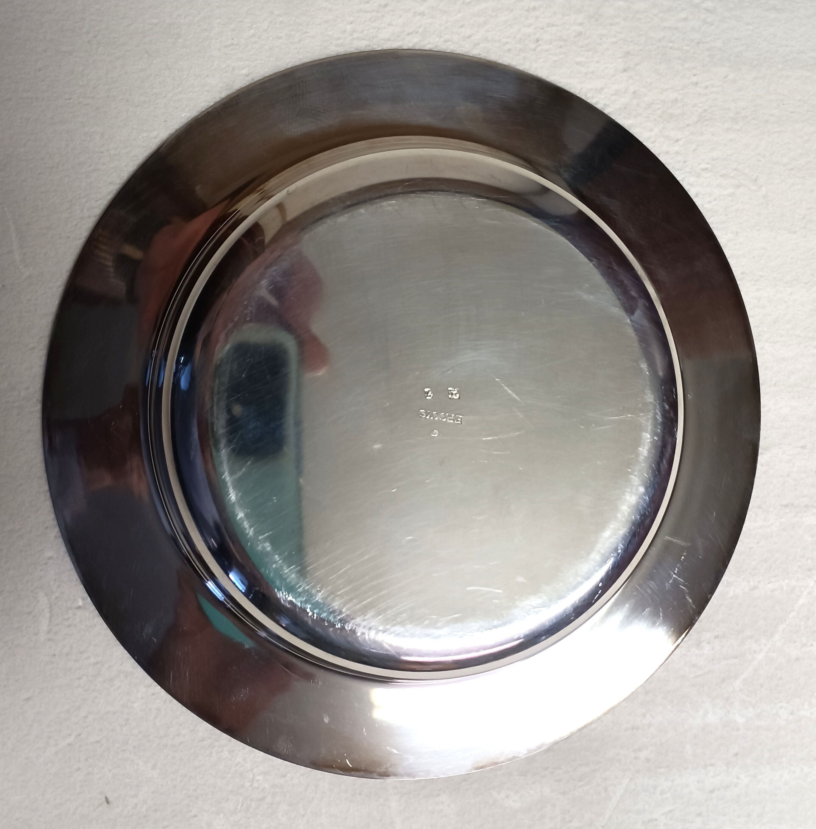 Silver metal bottle underwear Ercuis