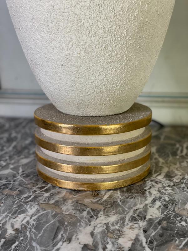 Art deco sandstone lamp around 1940