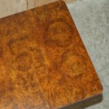 Antique extendable coffee table circa 1880 in solid walnut.
