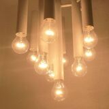 Minimalist suspension from the Swiss space age of the mid-century type 415 by Temde, 1960s.