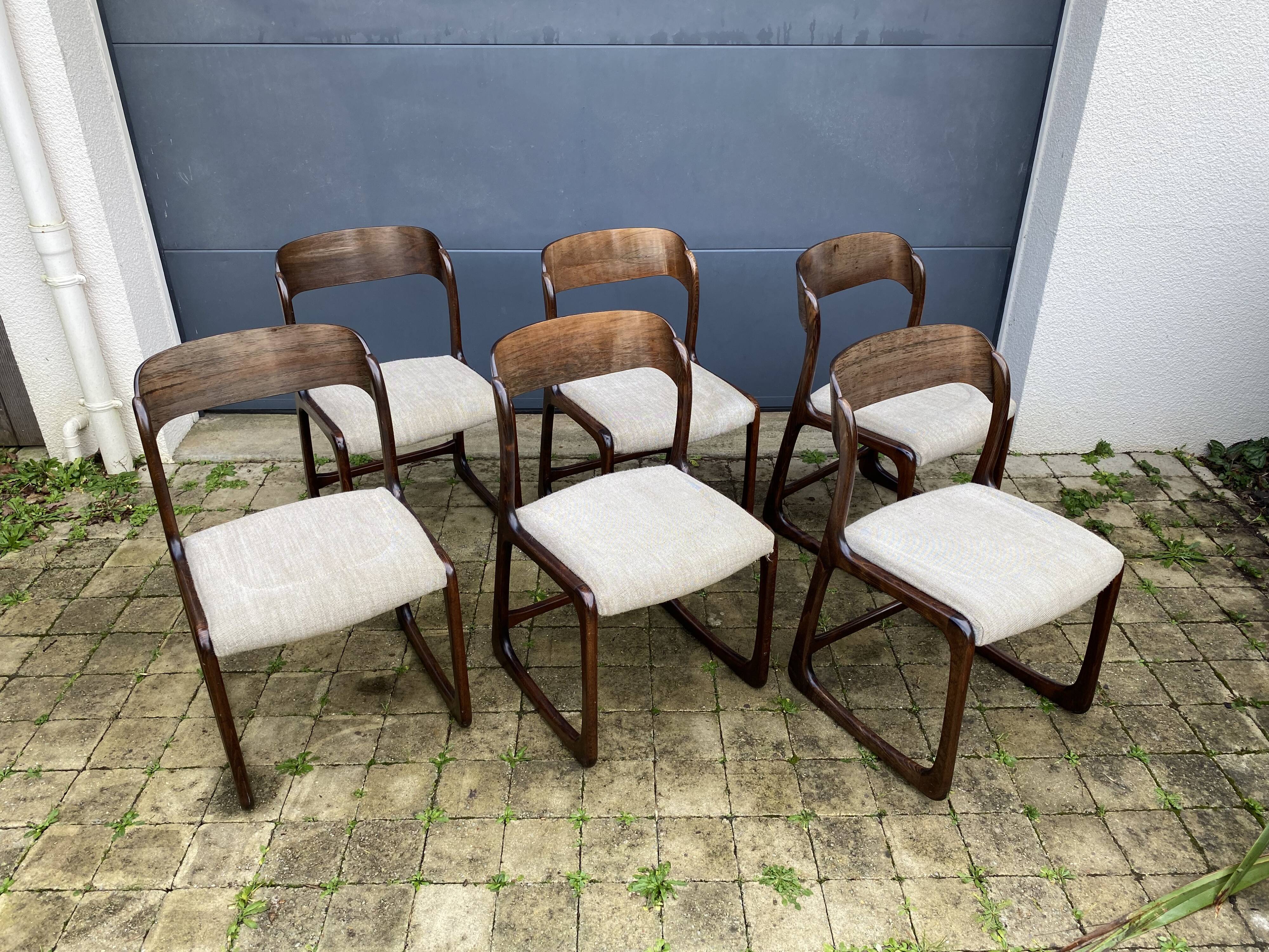"Baumann sled chairs"