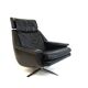 Chaise en cuir ESA 802 de Werner Langenfeld
