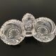 Crystal effect molded glass salter