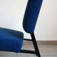 Pair of minimalist reupholstered seats from the 60s/70s