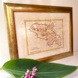 Old map Martinique