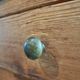 Small vintage pine storage cabinet – Antique French workshop furniture